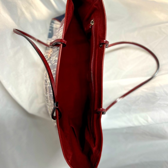 Authentic Burberry Denim Umbrella Print Tote Bag - Picture 5 of 7